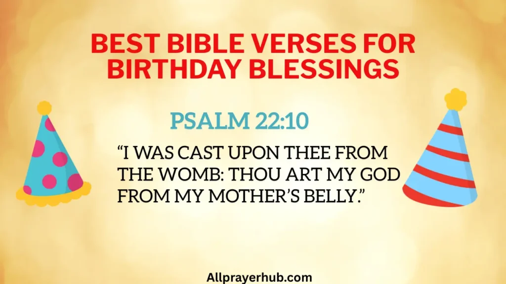 Best Bible Verses For Birthday Blessings
