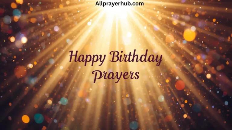 Happy Birthday Prayers