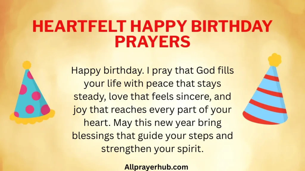 Heartfelt Happy Birthday Prayers