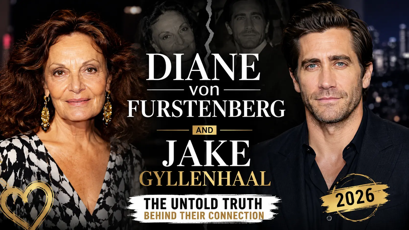 Diane von Furstenberg and Jake Gyllenhaal