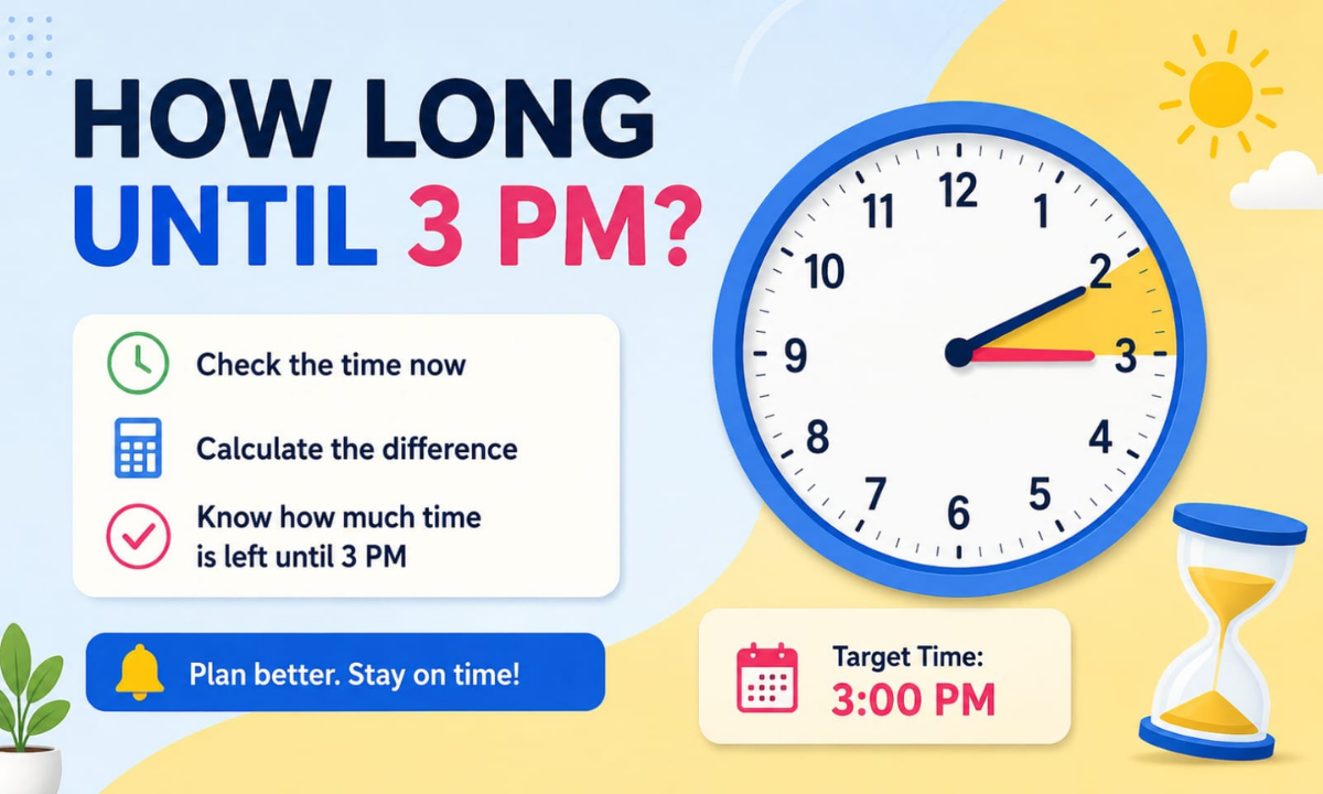How Long Until 3 PM