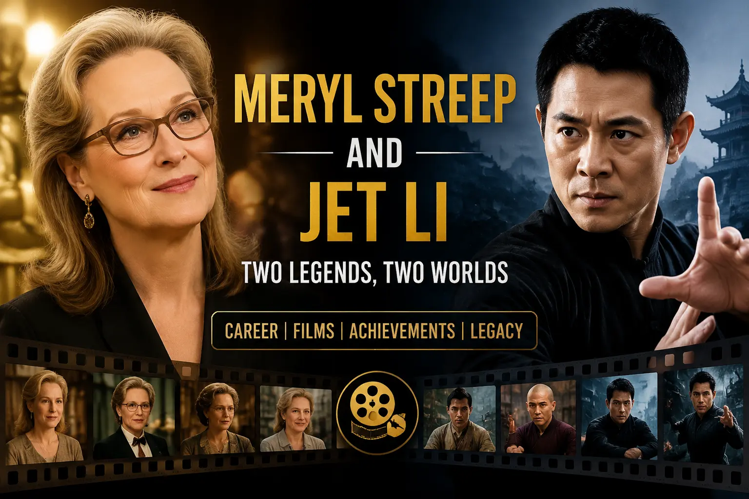 Meryl Streep and Jet Li